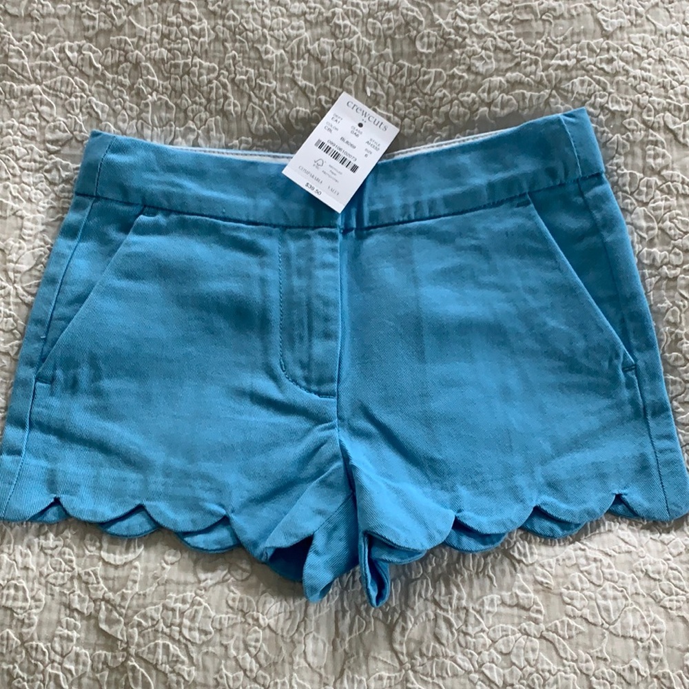Crewcuts scalloped girls shorts